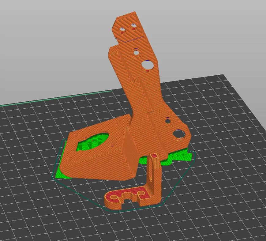 Mô hình gắn CR Touch cho Neptune 3 với Direct Drive