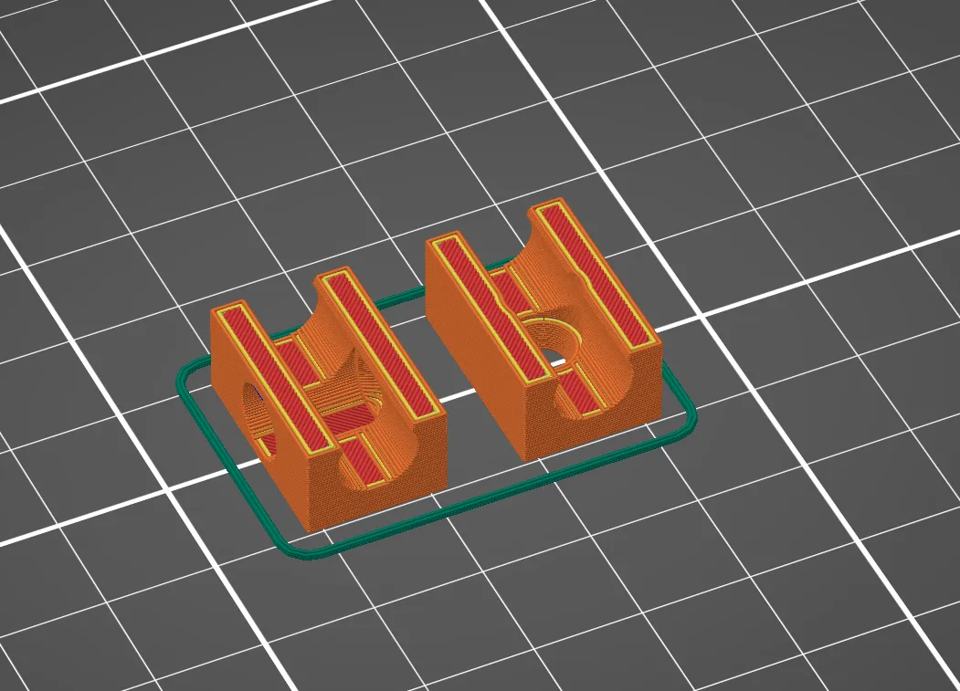 Kẹp gắn ống đường kính 1/4 inch cho hệ thống lọc nước