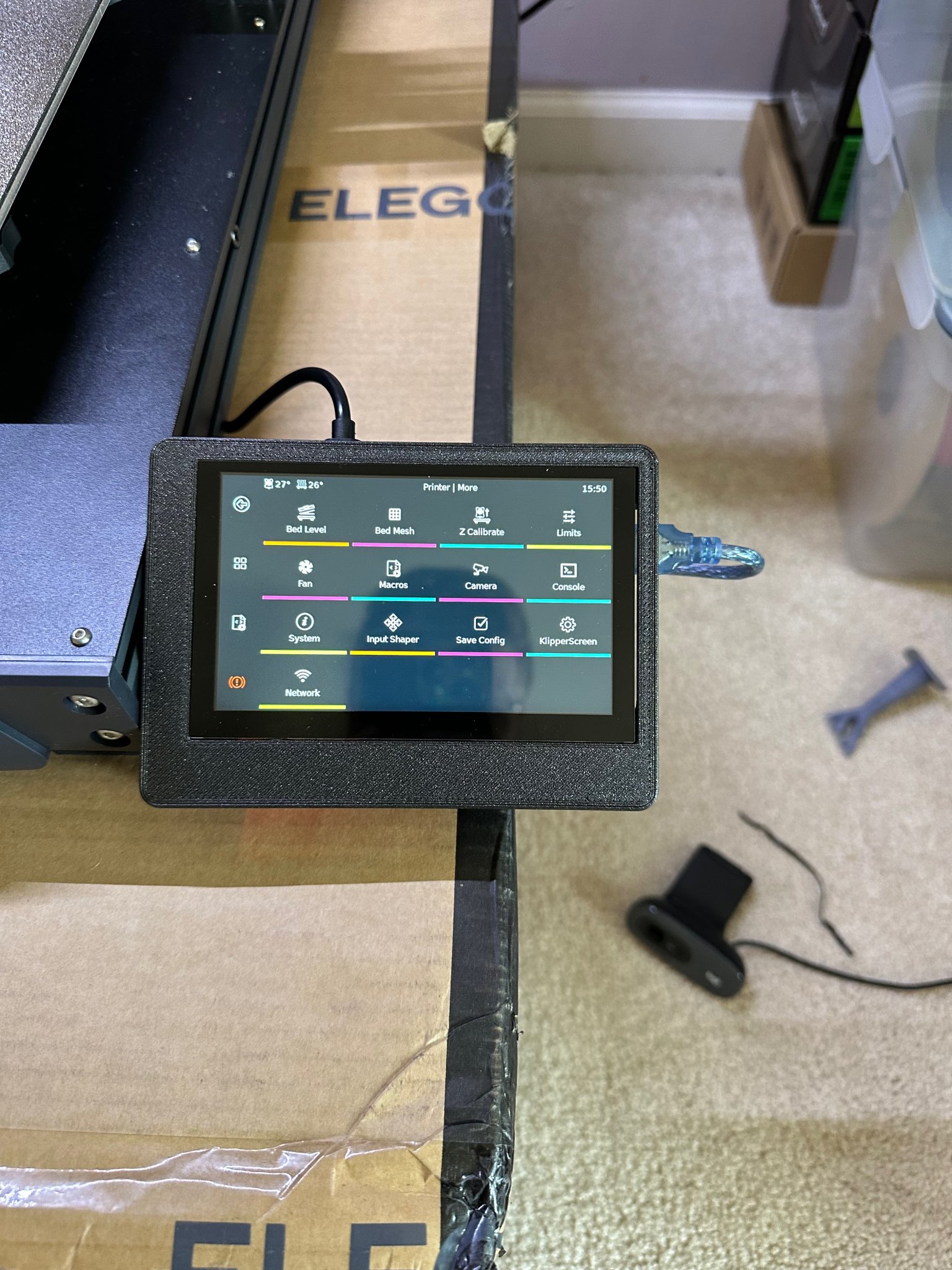 Giá đỡ màn hình TFT50 cho máy in Elegoo Neptune 3 Pro/Plus/Max