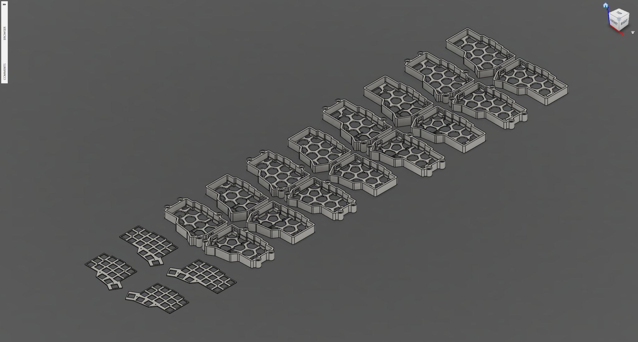 Vỏ bàn phím Corne cho 5 và 6 cột