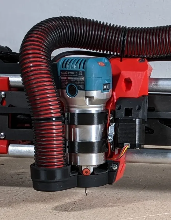 Giá đỡ và giày hút bụi tháo rời cho LowRider 3 CNC series Makita 700