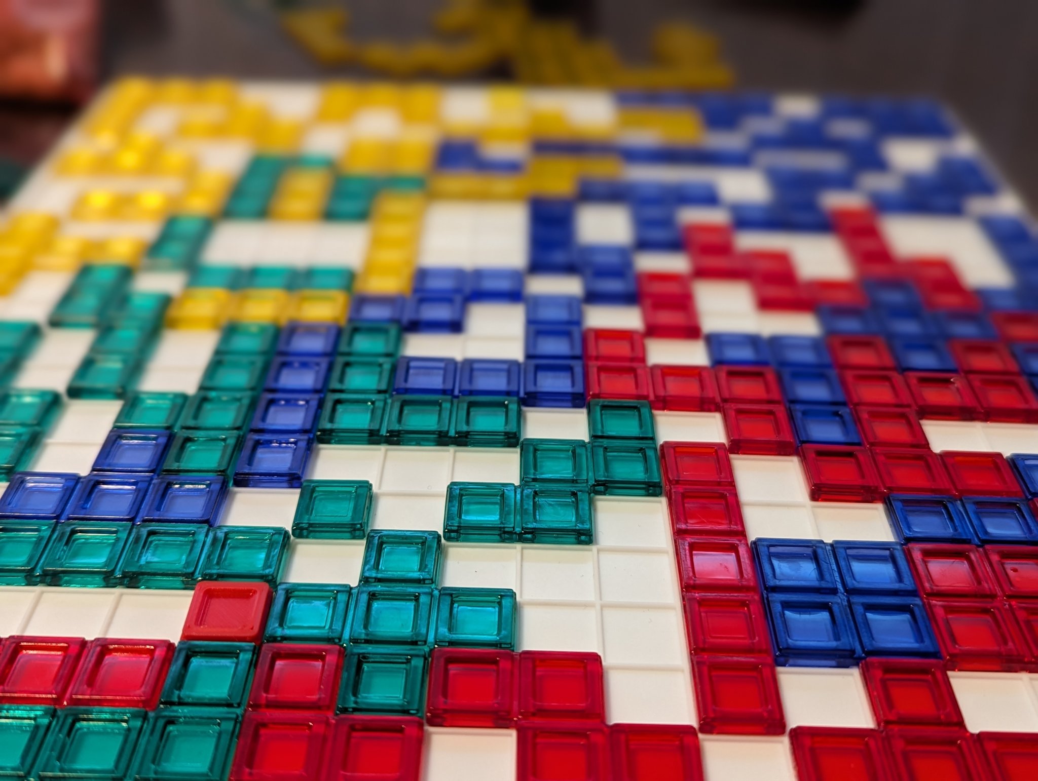 Mảnh ghép Blockus 1x1 thay thế cho trò chơi bàn