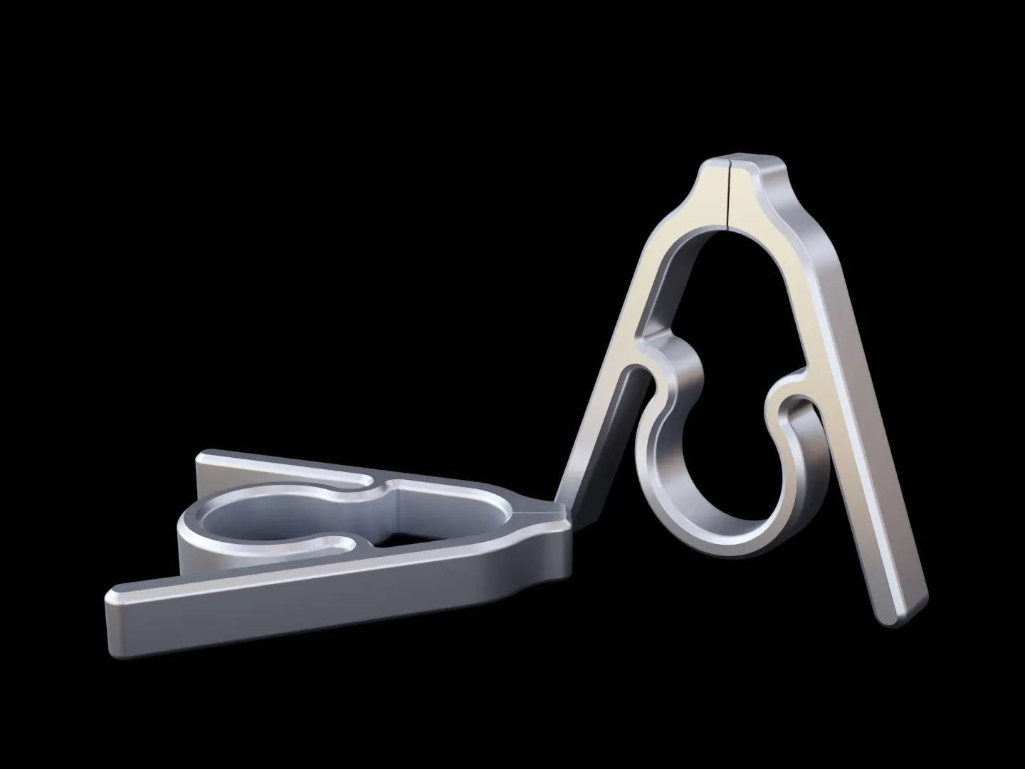 Kẹp khoai tây tinh tế với cơ chế lò xo