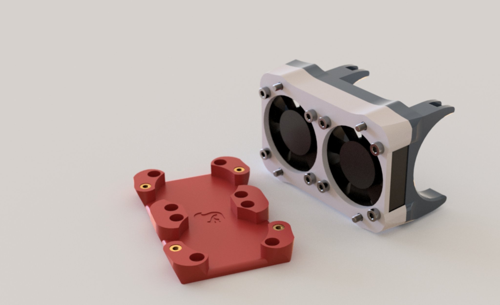 Giá đỡ quạt đôi cho động cơ ARRMA 40mm - 4010 & 4020