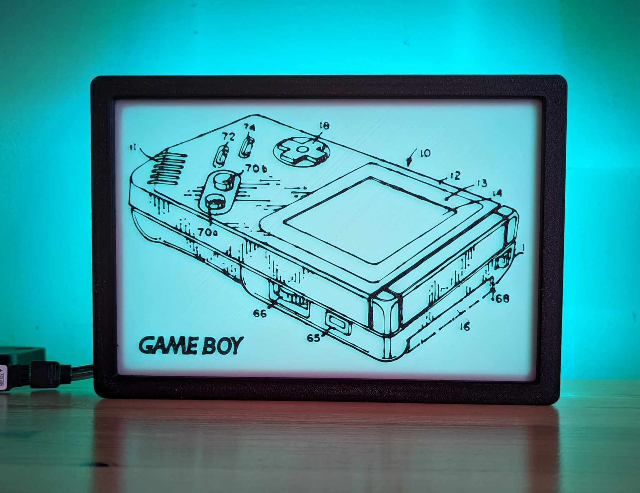 Khung tranh nghệ thuật LED cho tường