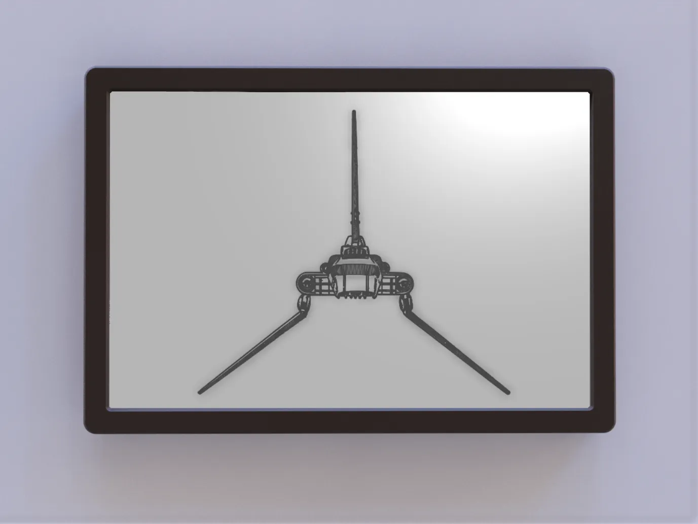 Hình vẽ bản quyền tàu vận tải Imperium trong Star Wars