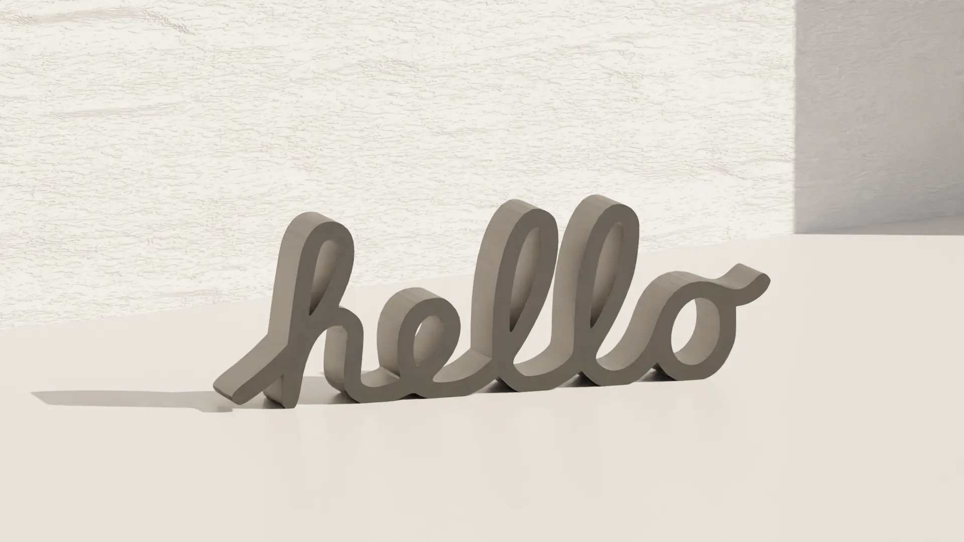 Trang trí táo Hello phong cách hiện đại