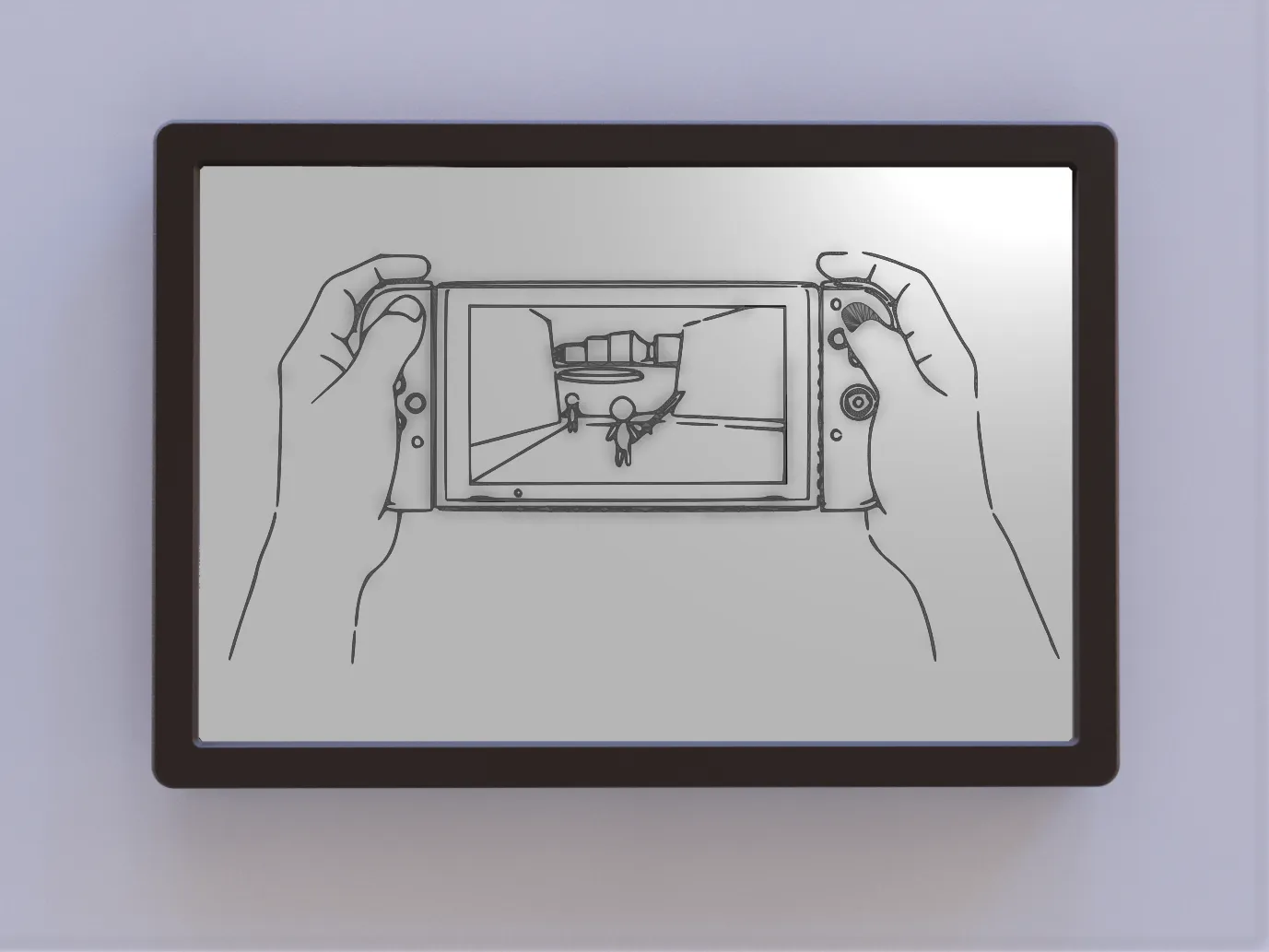 Sơ đồ sử dụng Nintendo Switch trong nghệ thuật bản quyền