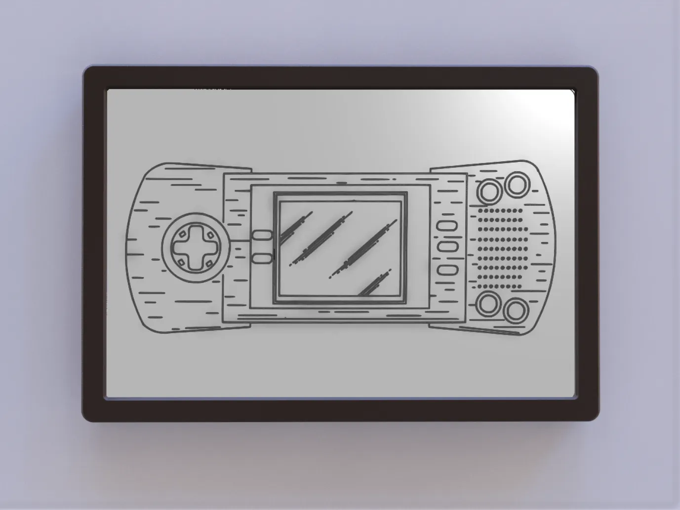 Nghệ thuật bản vẽ bằng sáng chế Atari Lynx