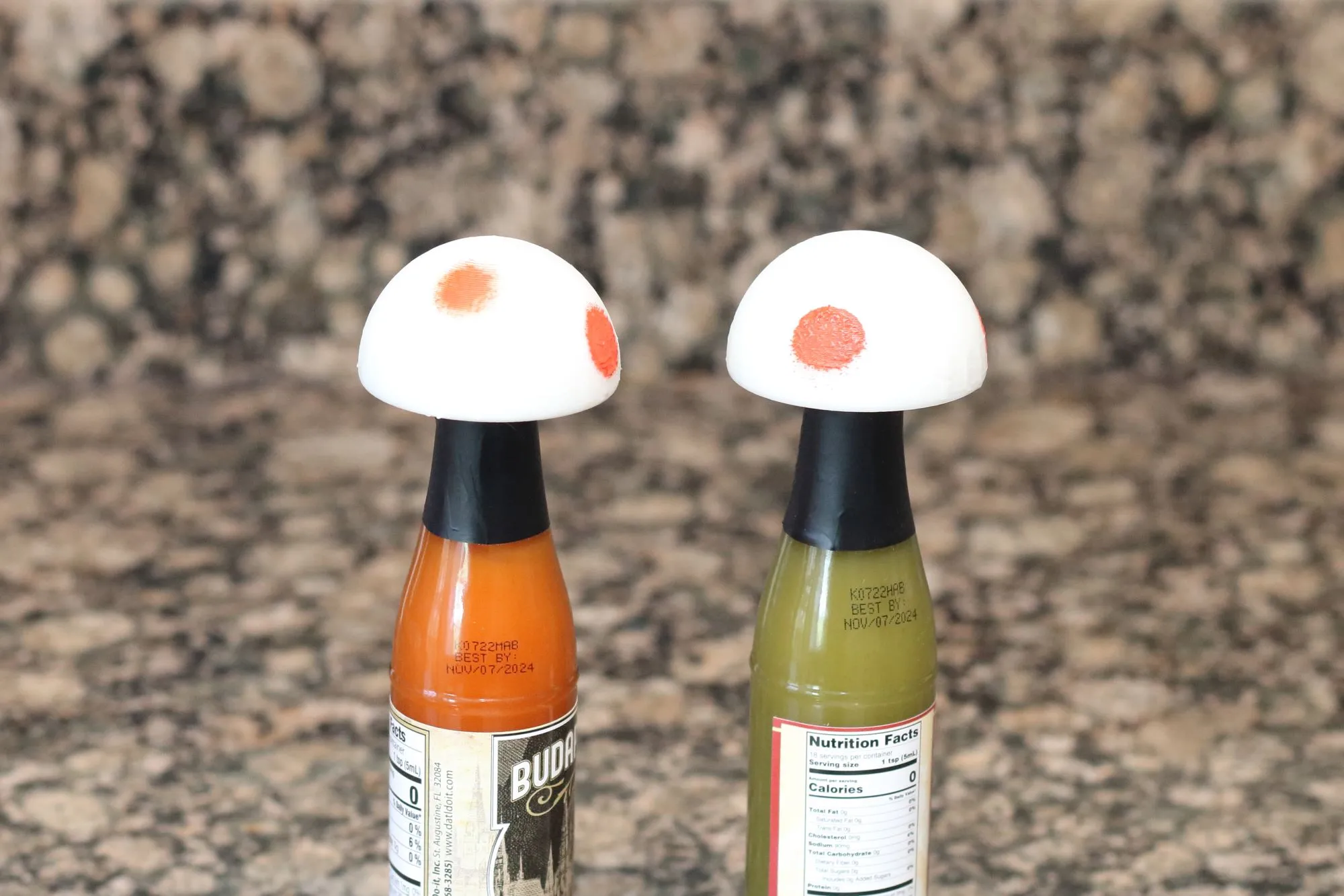 Nắp chai hình nấm dễ mở cho chai nước uống