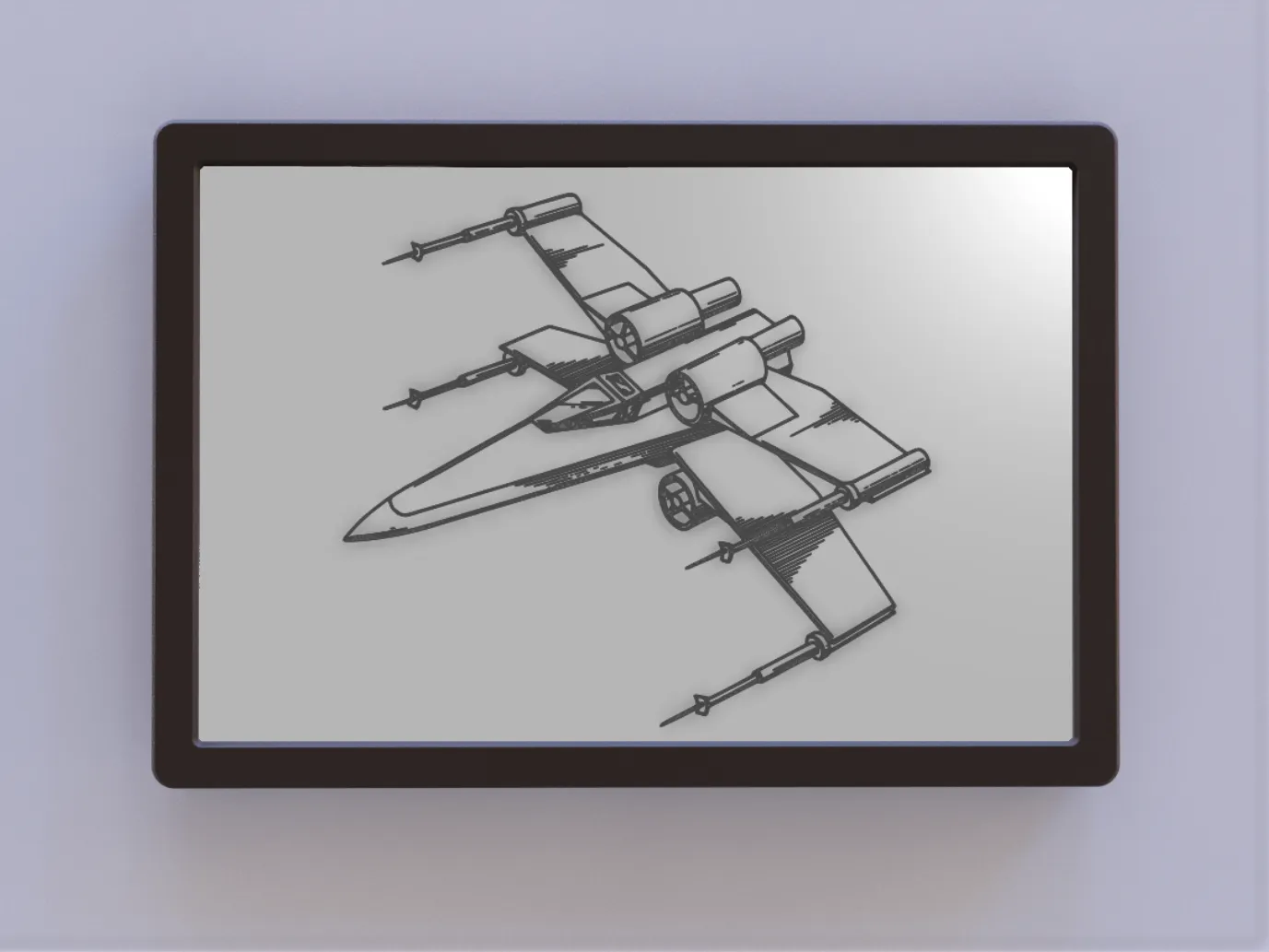 Nghệ thuật bằng sáng chế X-wing trong Star Wars