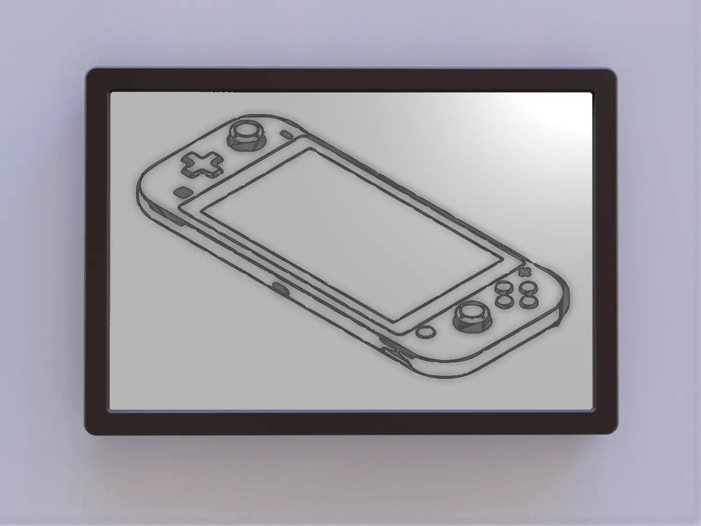 Hình vẽ bằng sáng chế của Nintendo Switch Lite