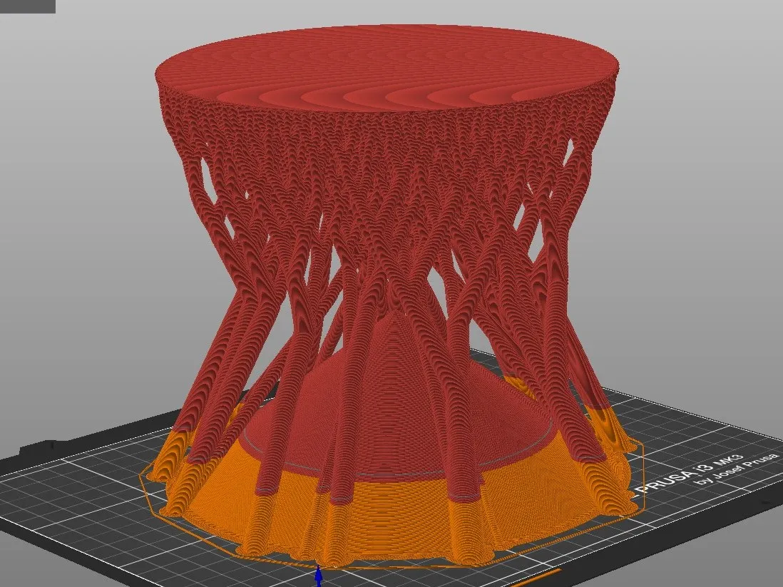 Nghệ thuật trừu tượng treo tường với hình nón rỗng và hỗ...