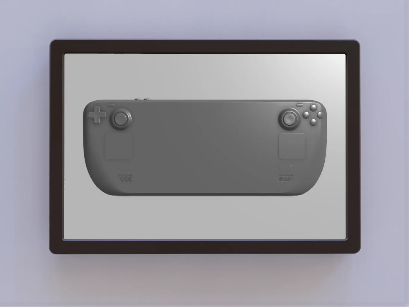 Nghệ thuật treo tường Steam Deck 3D từ Valve