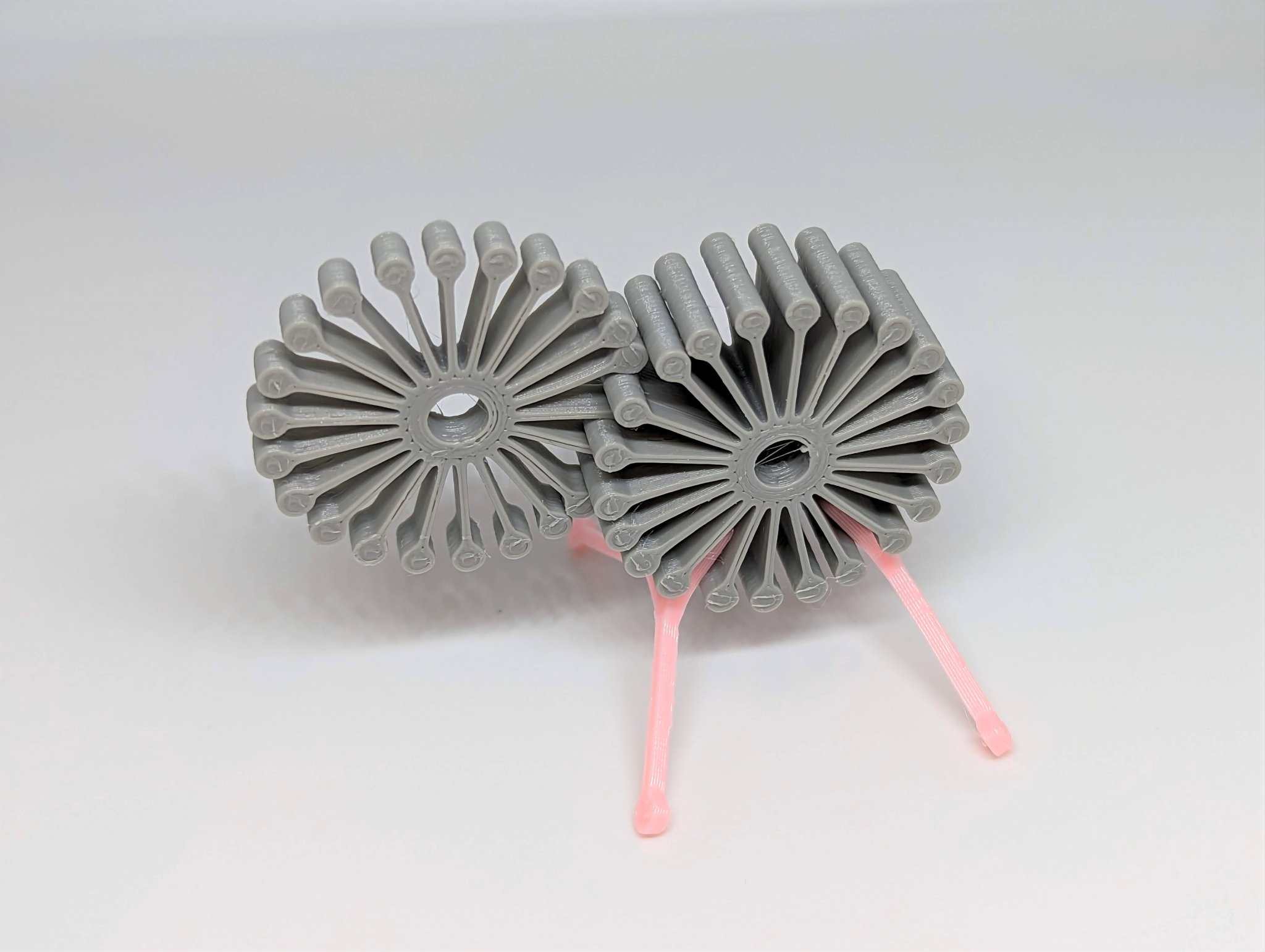 Khối xây dựng bánh răng sáng tạo hình hoa và động vật