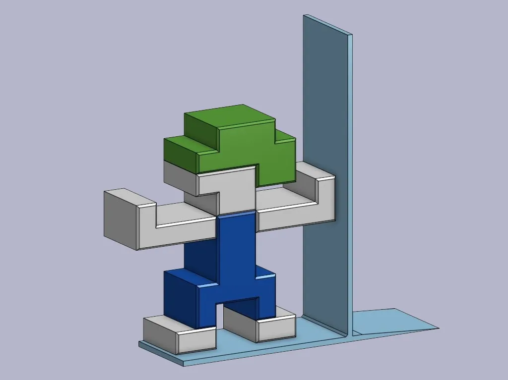 Giá đỡ sách Lemmings ngăn chặn rơi khỏi kệ