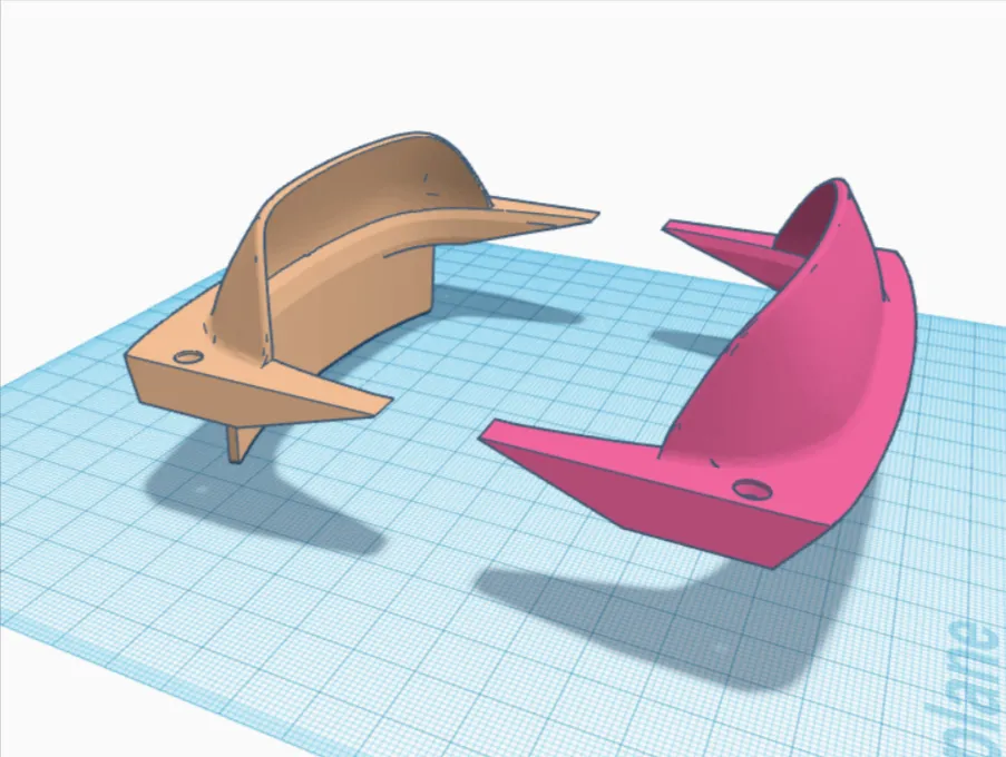 Cản trước crop top cho Onewheel GT WTF Rails (chuẩn)