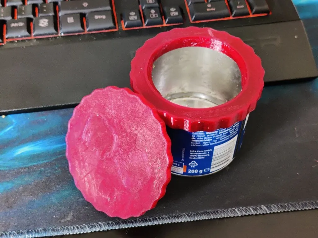 Nắp đậy hạt đậu phộng có thể vặn được cho hộp đậu p...