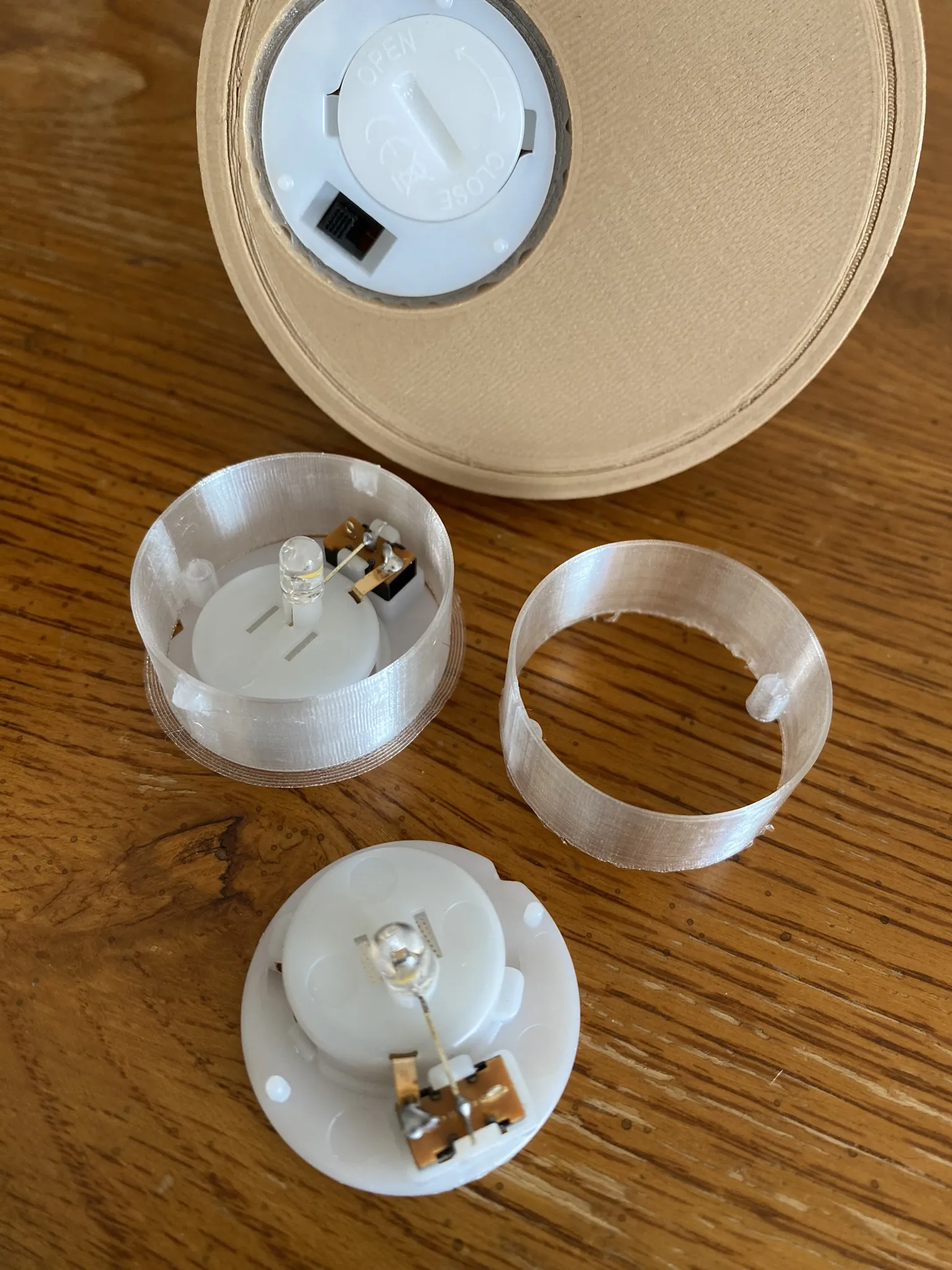 Vỏ đèn tealight thay thế cho dự án in 3D