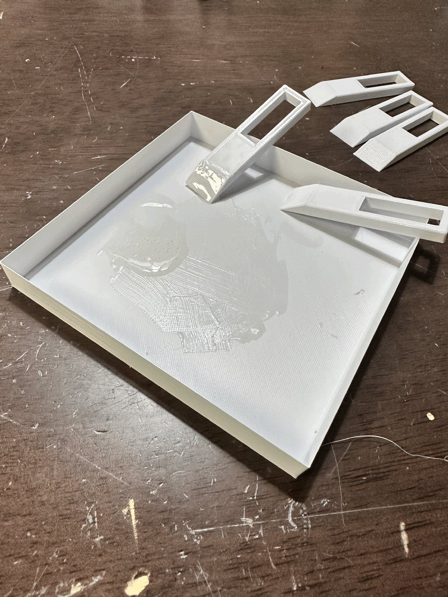 Khay trộn keo epoxy nhẹ và dễ in