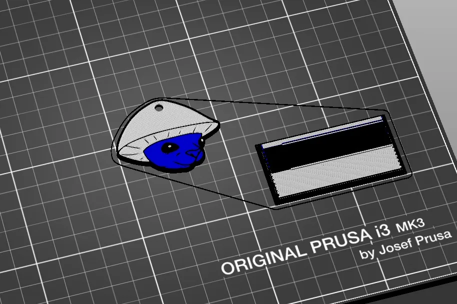 **Móc khóa Smurf Cat thiết kế cho MMU**