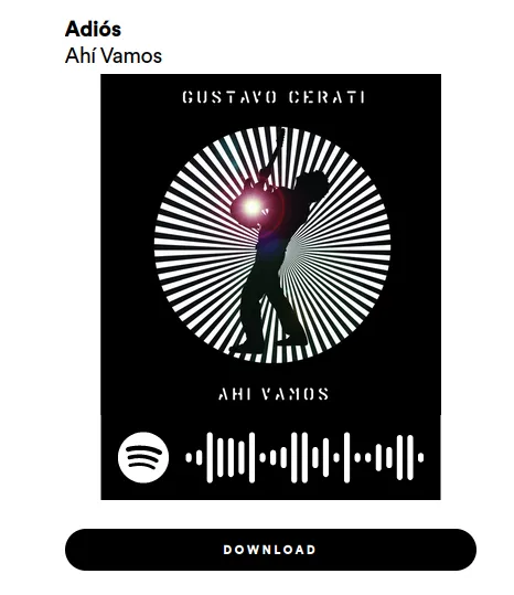 Chìa khóa Adiós - Gustavo Cerati in 3D