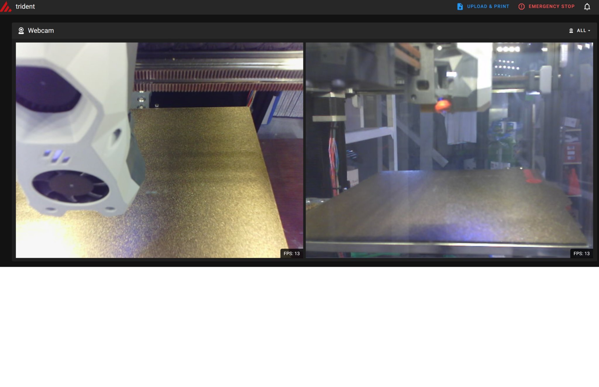 Giá đỡ camera web gắn bên cho máy in Voron Trident