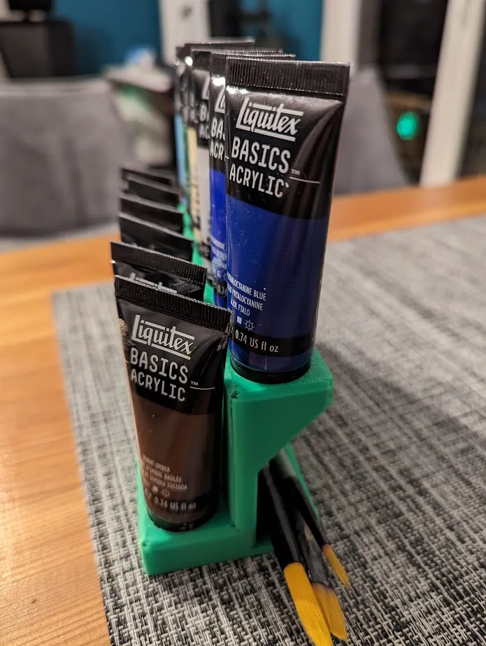 Giá đỡ sơn cho chai Liquitex 22ml với không gian thêm