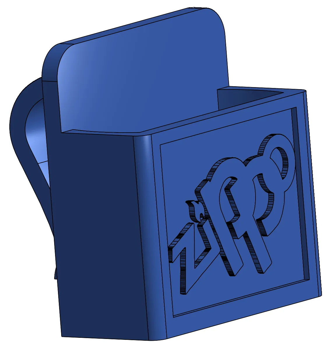 Giá đỡ bật lửa Zippo với kẹp và trang trí độc đáo