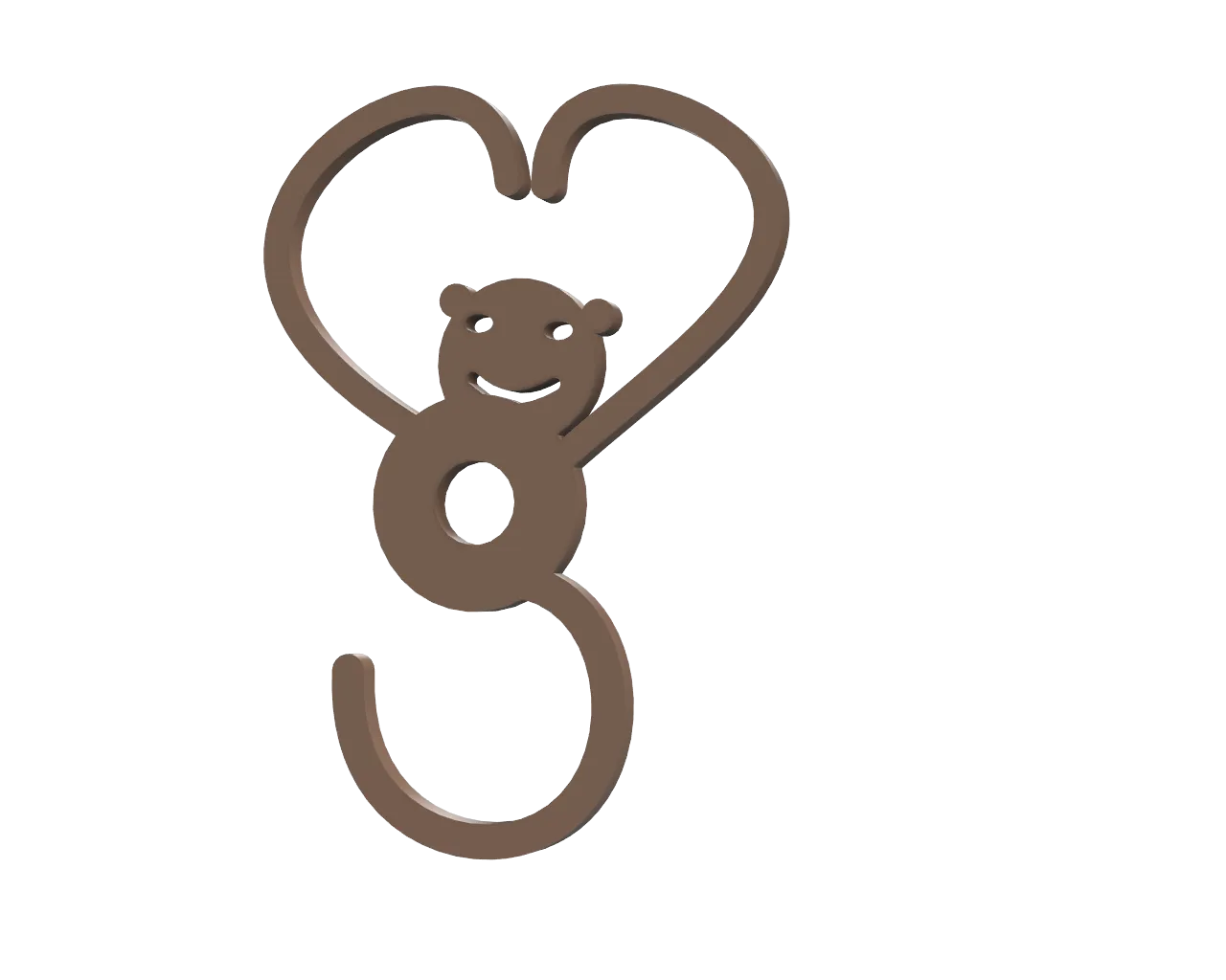 Khỉ dễ thương giữ cây cảnh cho bạn