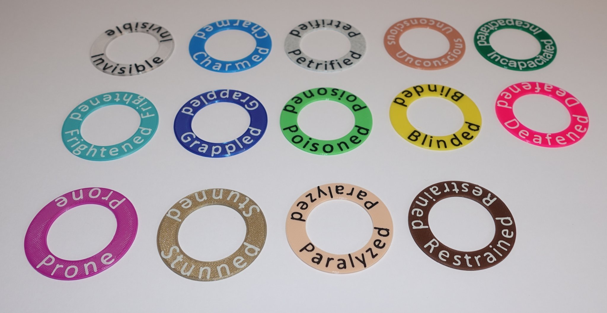 Biểu tượng hiệu ứng trạng thái Dungeons and Dragons dạng nhẫn