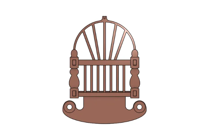 Giường nôi lịch sử cho nhà búp bê