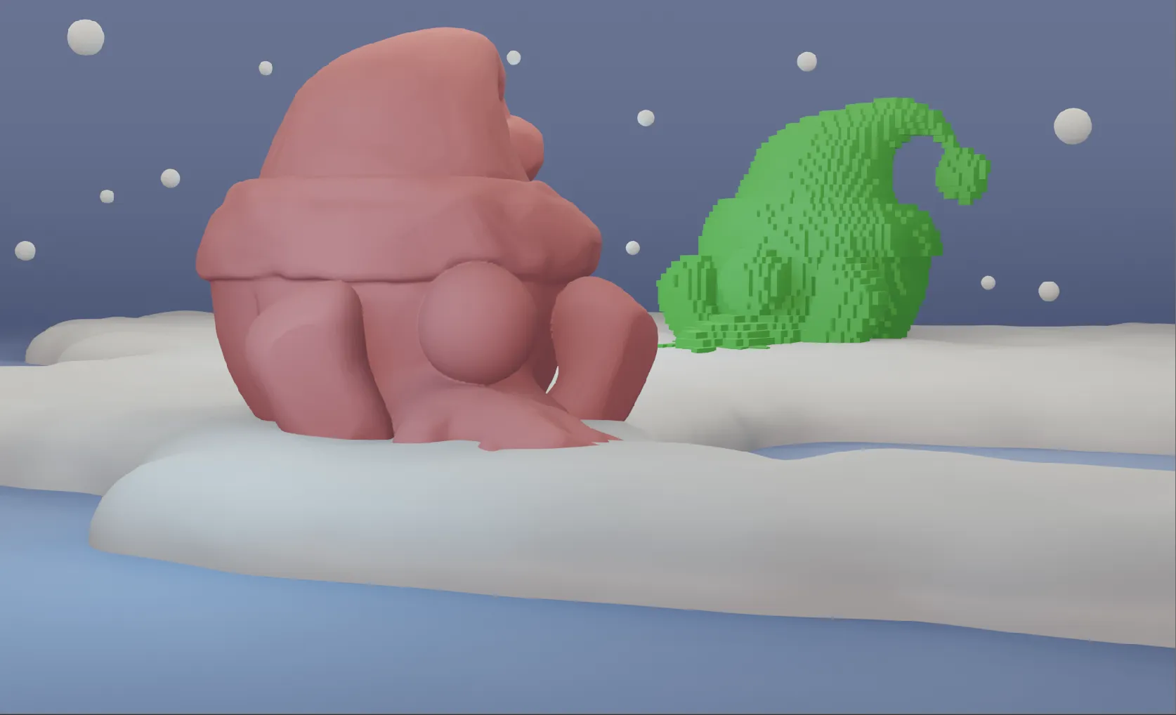 Ông già Noel đồ chơi trang trí Giáng Sinh