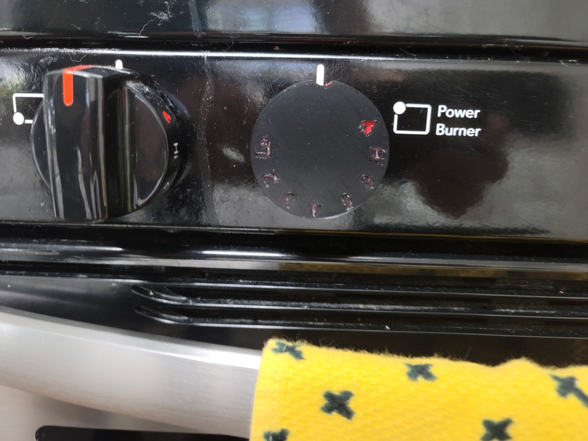 Núm vặn bếp có thiết kế thấp gọn nhẹ