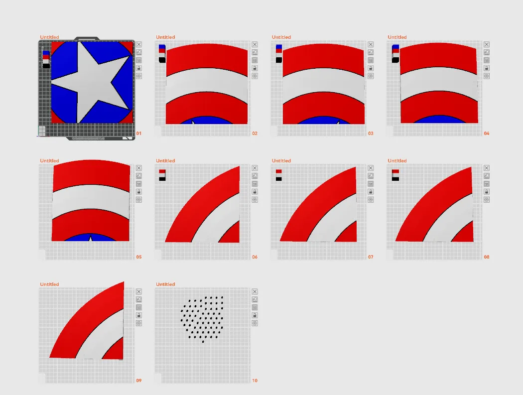 Khiên của Captain America cho cosplay và trưng bày