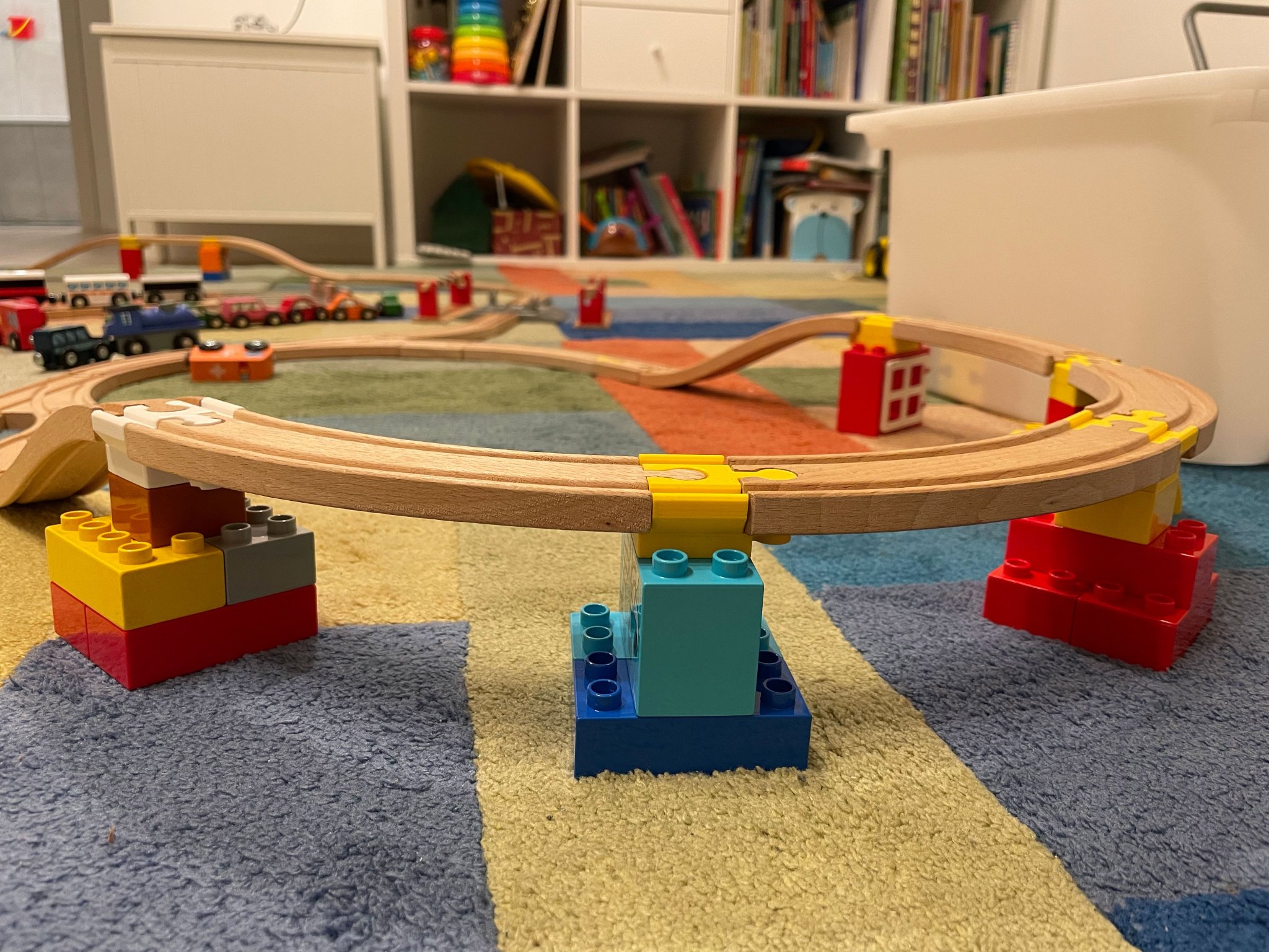 Bộ chuyển đổi gỗ cho tàu hỏa từ Duplo và Brio