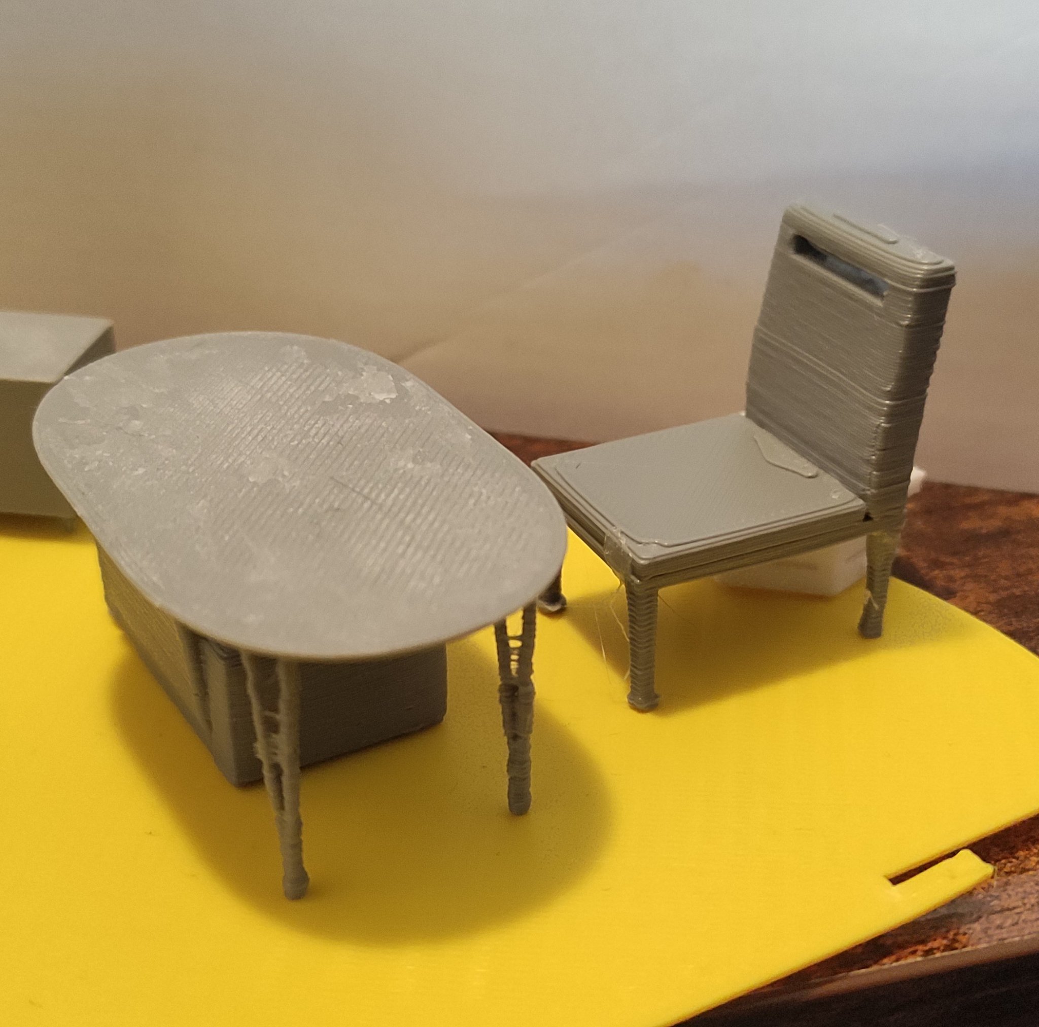 Nội thất phòng khách hiện đại cho nhà búp bê