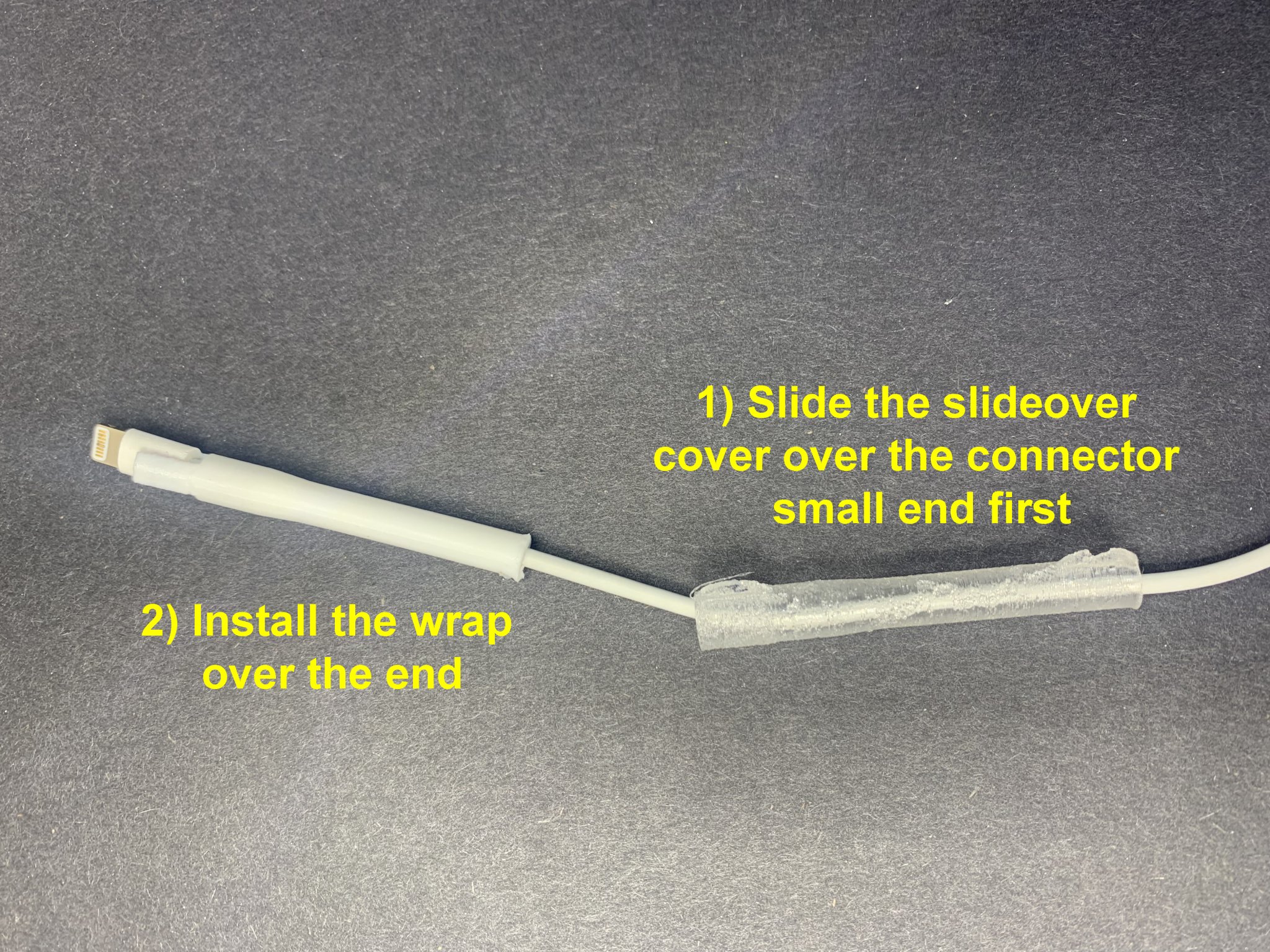 Bọc dây sạc Iphone bằng TPU linh hoạt