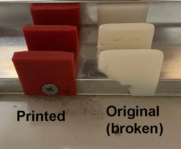 Hướng dẫn trượt dưới cho cửa tắm Kohler