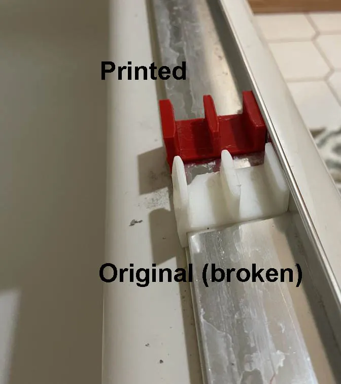 Hướng dẫn trượt dưới cho cửa tắm Kohler