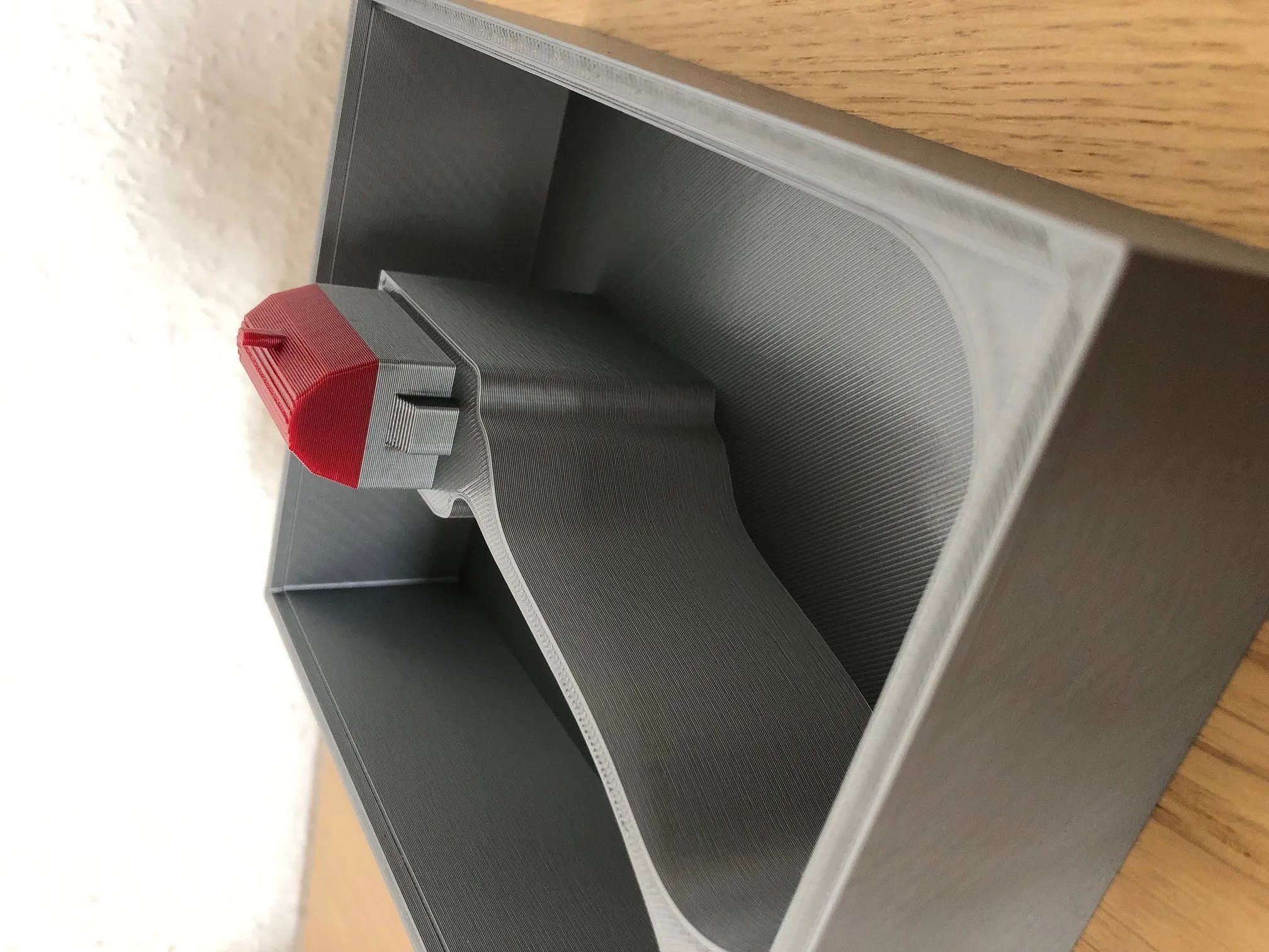 Chậu cây với ngôi nhà nhỏ giữa lòng chậu