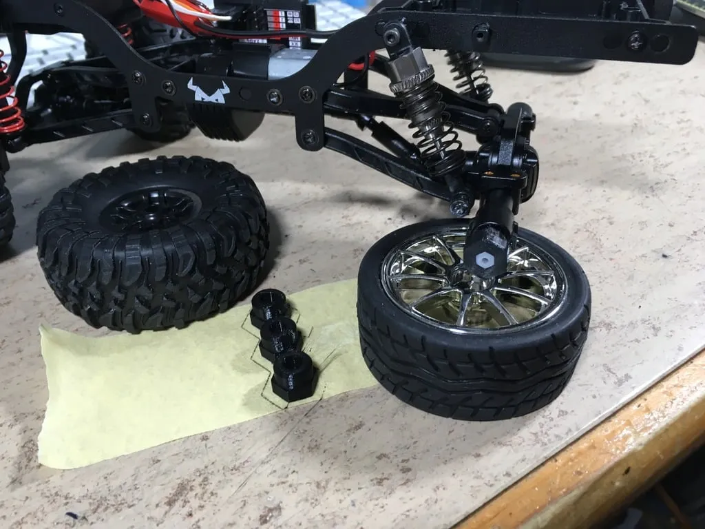 Các bộ phận cho mô hình Land Rover Defender MN D90 1/12