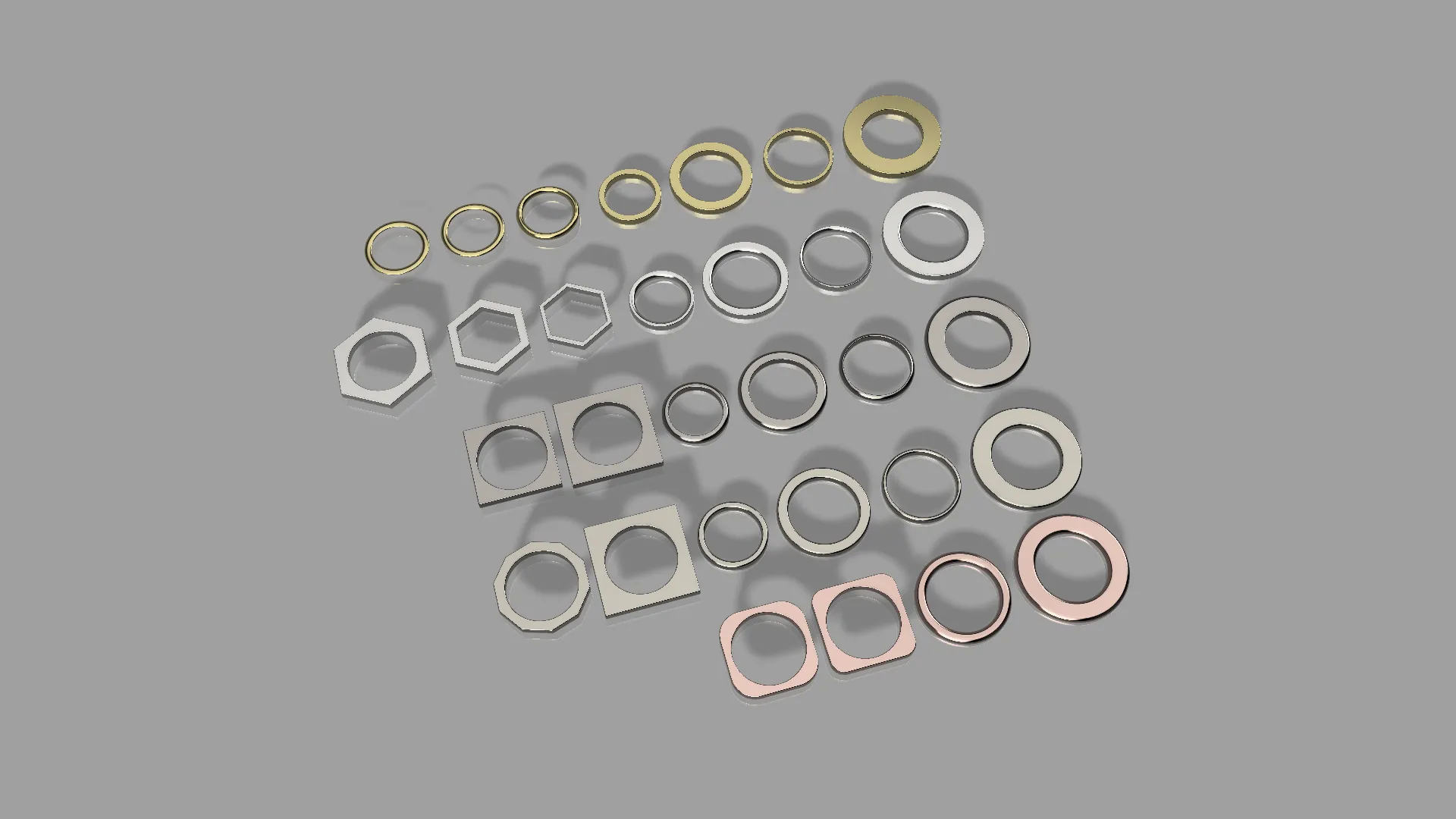 Nhiều vòng tay và nhẫn thời trang cho phái đẹp