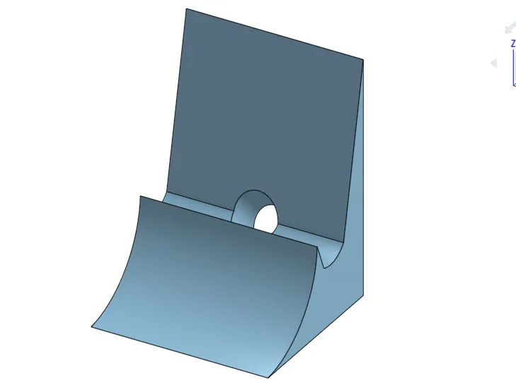 Giá đỡ điện thoại với lỗ cho cáp sạc
