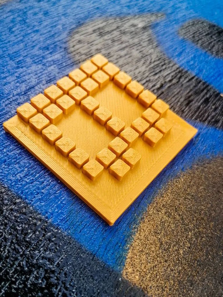 Phông chữ PacMan gốc trong trò chơi với nền đơn giản