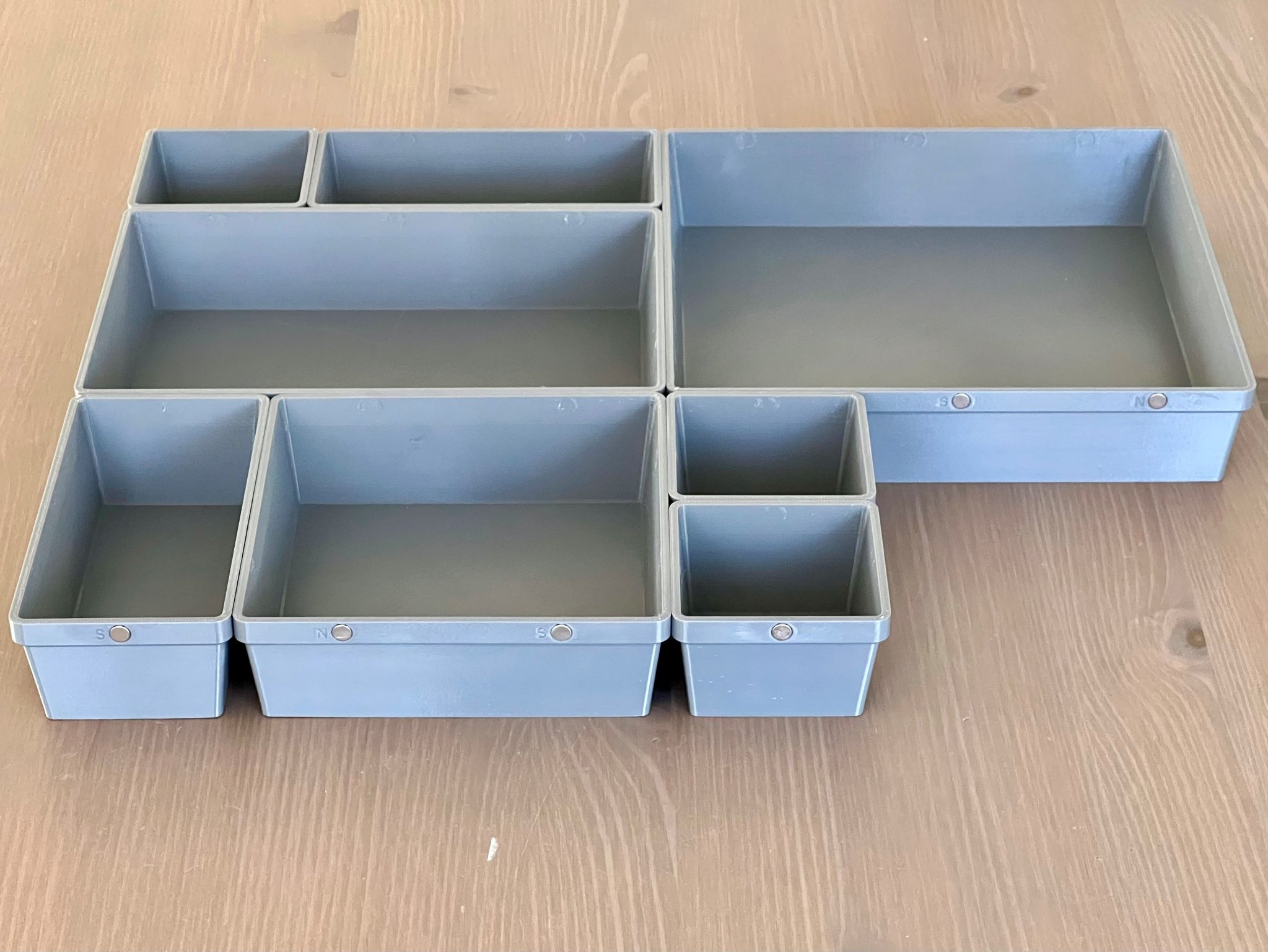 Khay từ tính đa dạng kích thước cho tổ chức linh kiện