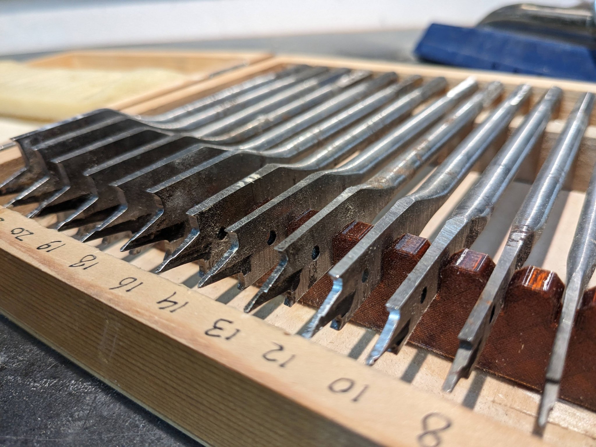 Bộ mũi khoan spade 13 chiếc thay thế cho inlay