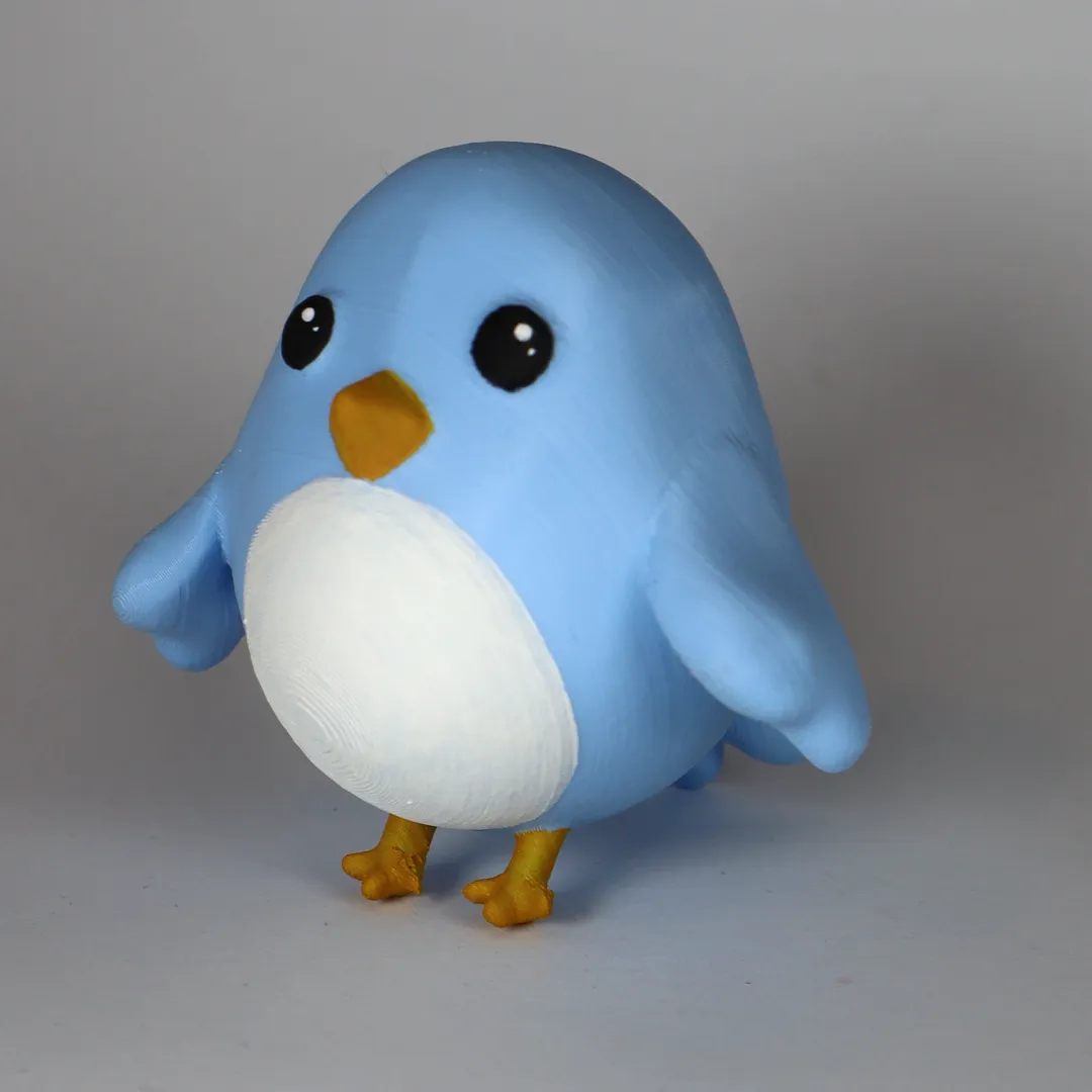 Chim dễ thương có thể đứng vững