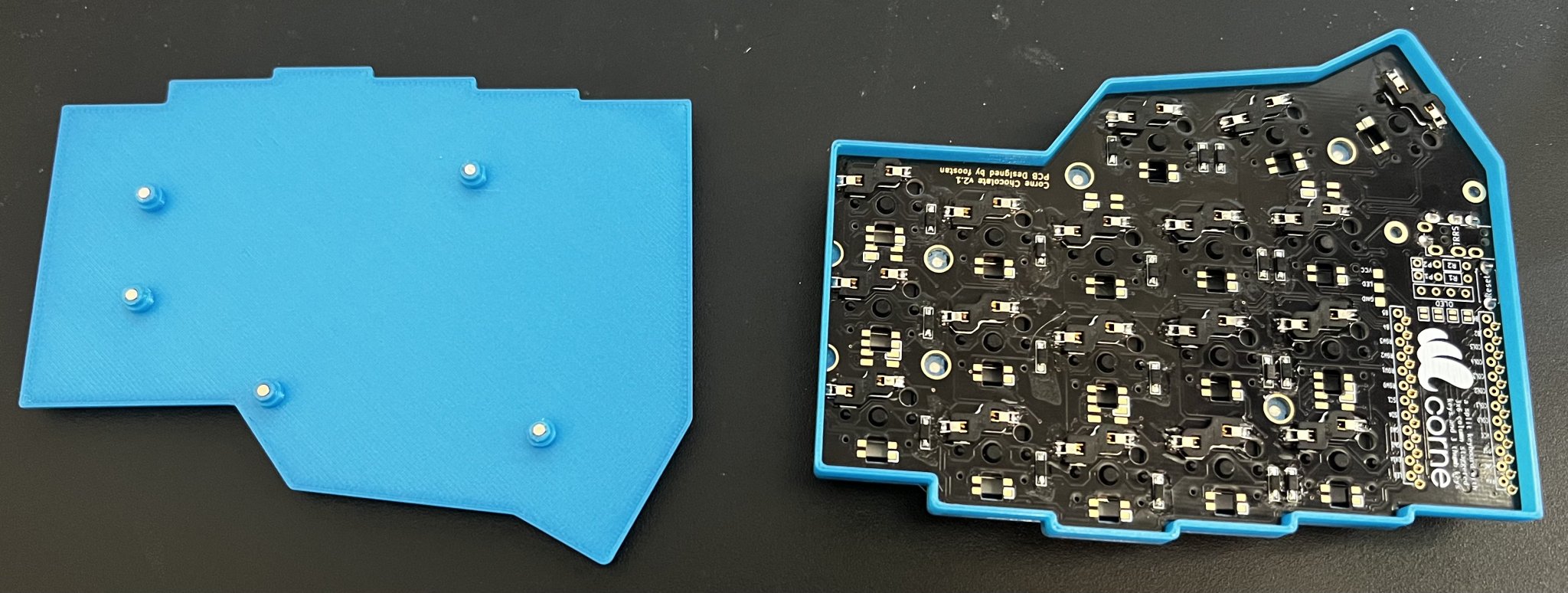 Hộp đựng mini Corne cho bàn phím crkbd với Kailh Chocs