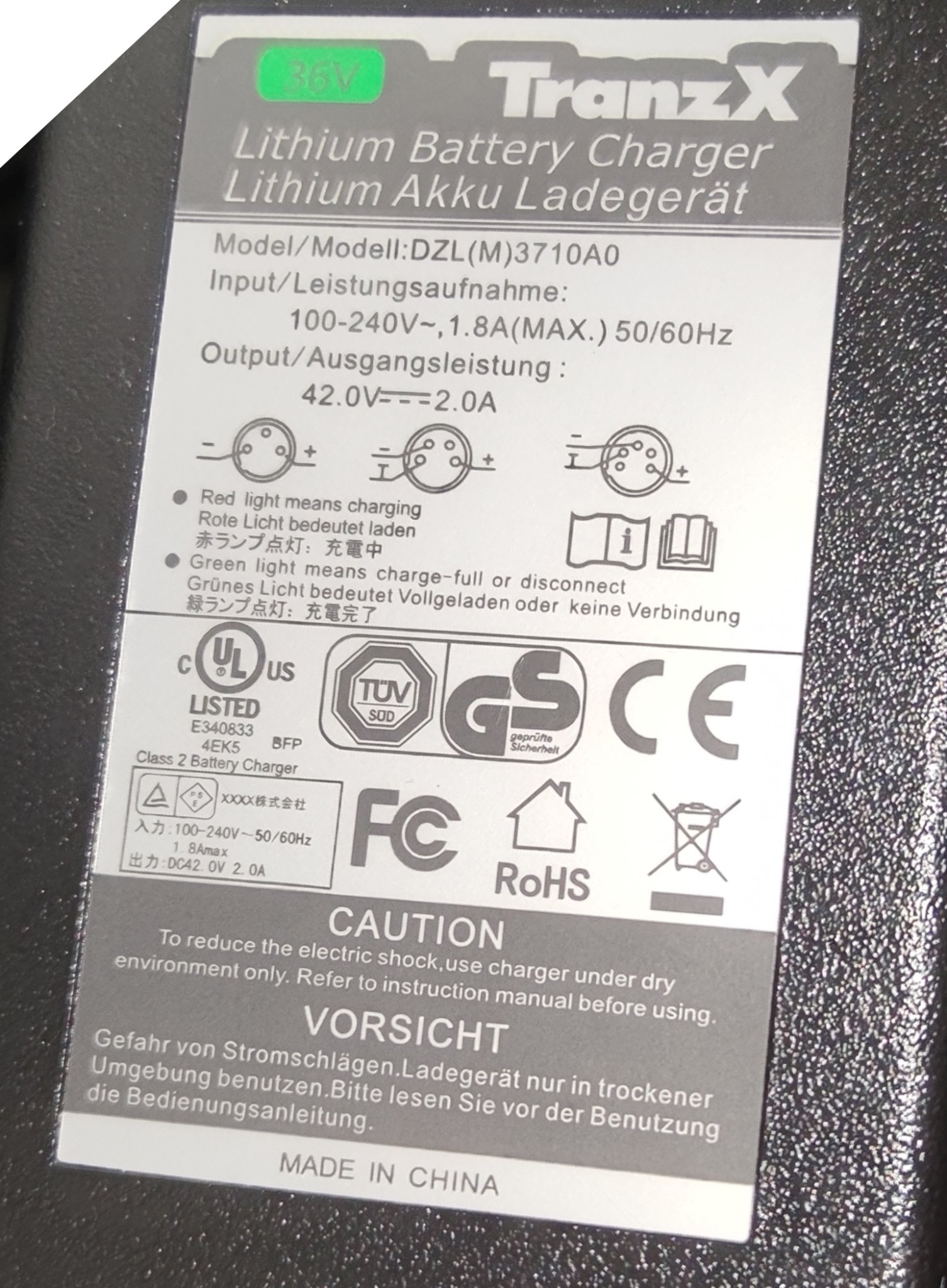 Giá đỡ sạc eBike TranzX DZL (M) 3710A0